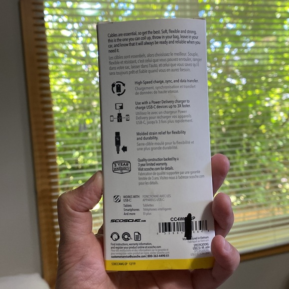 Usb c to usb c charge and sync cable - Picture 2 of 2